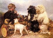Richard ansdell,R.A. The Lucky Dogs France oil painting artist